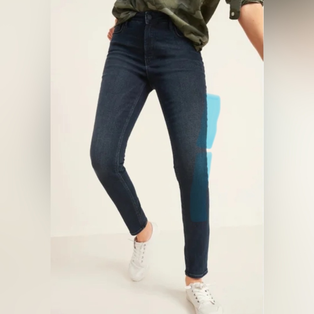 Old Navy High-Rise Rockstar Super Skinny Jeans - Dark Wash